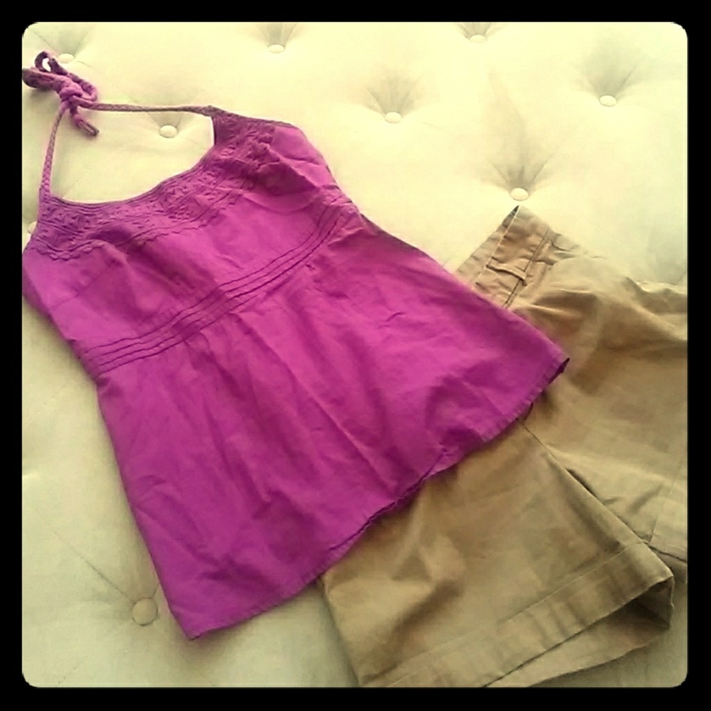 5 for $25 Magenta esprit halter top